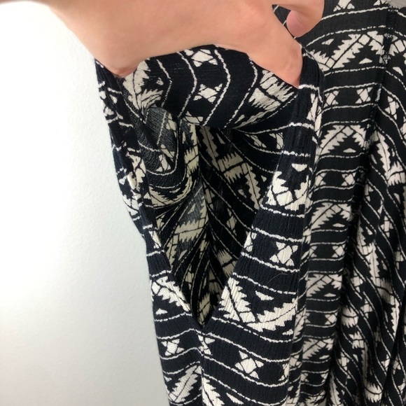 Ecoté- Aztec open front cardigan kimono size: XS - Picture 7 of 10